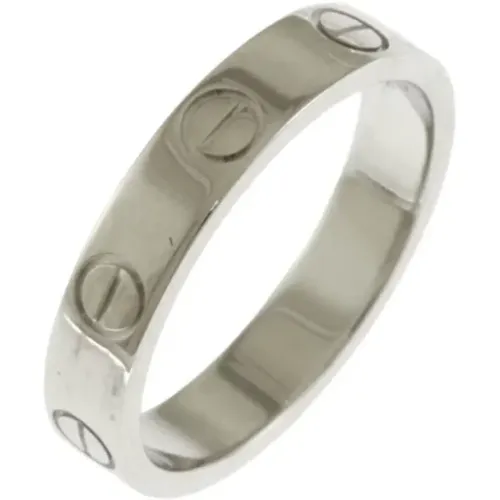 Pre-owned White Gold rings , female, Sizes: ONE SIZE - Cartier Vintage - Modalova