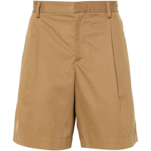 Braune Shorts mit Verdecktem Verschluss , Herren, Größe: M - A.p.c. - Modalova