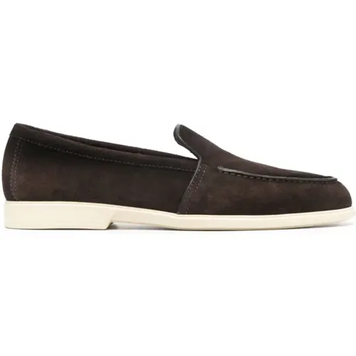 Dark Malibu Sneakers , male, Sizes: 7 1/2 UK, 7 UK, 8 1/2 UK, 9 UK, 10 UK - Santoni - Modalova