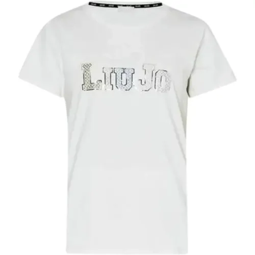 Casual T-Shirt für Frauen , Damen, Größe: L - Liu Jo - Modalova