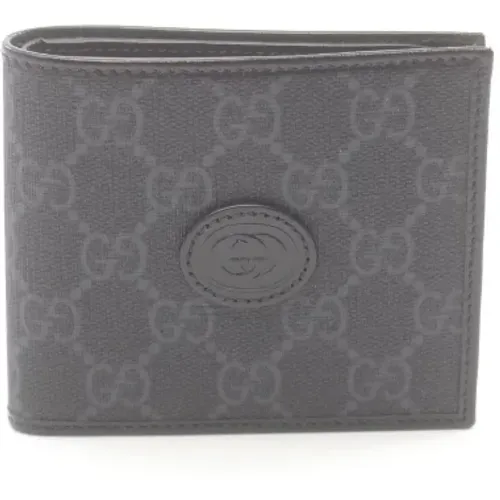 Pre-owned Canvas wallets , male, Sizes: ONE SIZE - Gucci Vintage - Modalova