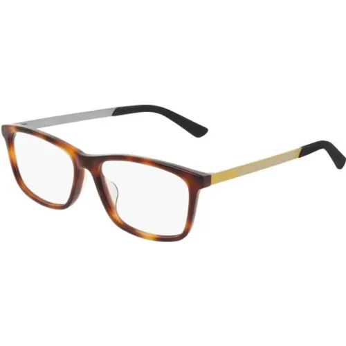 Havana Gelbe Transparente Brille - Gucci - Modalova