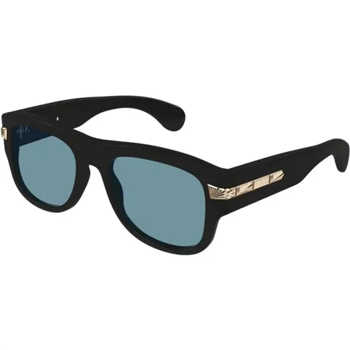 Blue Sunglasses Gg1517S 002 , male, Sizes: 54 MM - Gucci - Modalova