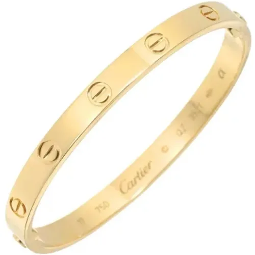 Pre-owned Gold bracelets , female, Sizes: ONE SIZE - Cartier Vintage - Modalova