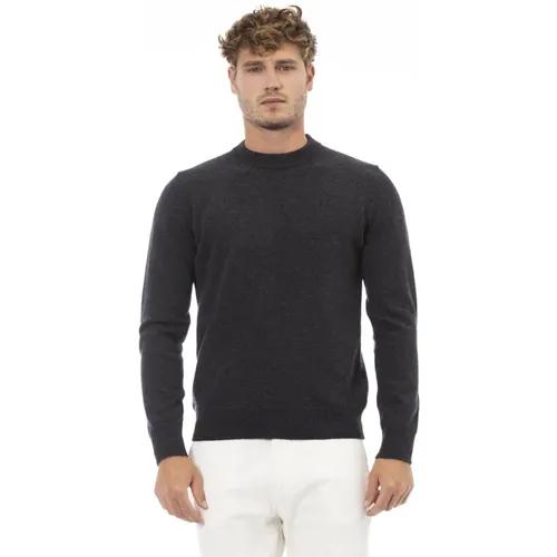 Crew Neck Long Sleeve Sweater , male, Sizes: XL - Alpha Studio - Modalova