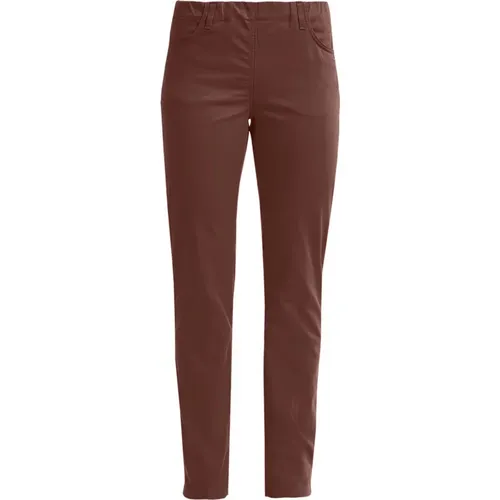 Regular Trousers Root Beer , female, Sizes: S - LauRie - Modalova