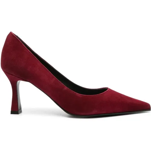 Bordeaux Suede Kate Pumps , Damen, Größe: 36 EU - Roberto Festa - Modalova