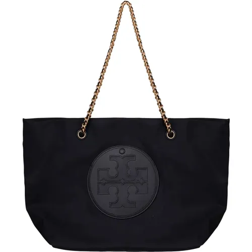 Ella Logo-Patch Bag , female, Sizes: ONE SIZE - TORY BURCH - Modalova