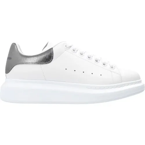 Weiße Sneakers mit Metallischem Absatz , Damen, Größe: 34 EU - alexander mcqueen - Modalova
