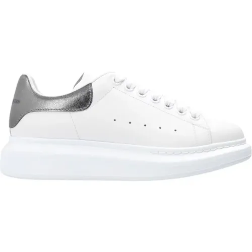 Weiße Sneakers mit Metallischem Absatz , Damen, Größe: 35 1/2 EU - alexander mcqueen - Modalova