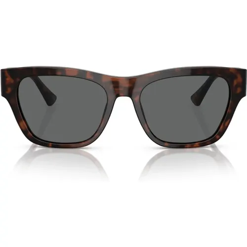 Mens Ve4457 Sunglasses with Dark Grey Lenses , female, Sizes: 55 MM - Versace - Modalova