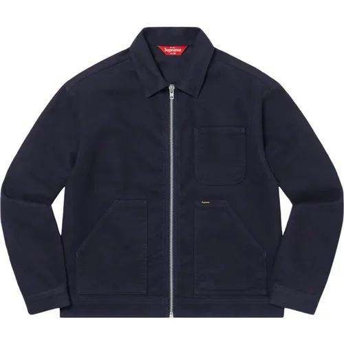 Limited Edition Work Jacket Navy , unisex, Sizes: L - Supreme - Modalova