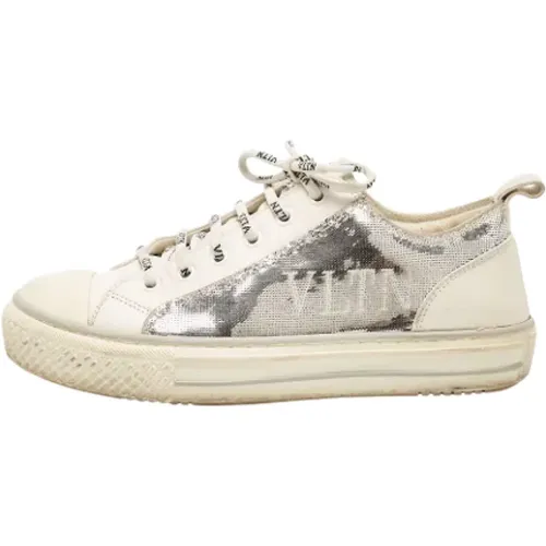 Pre-owned Leather sneakers , female, Sizes: 3 UK - Valentino Vintage - Modalova