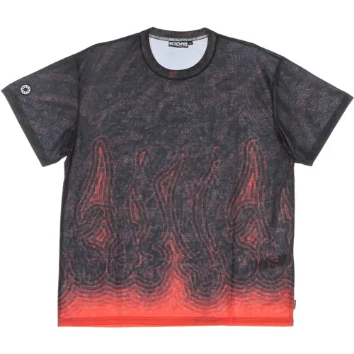 Abyss Herren All Over Print T-Shirt , Herren, Größe: L - Octopus - Modalova