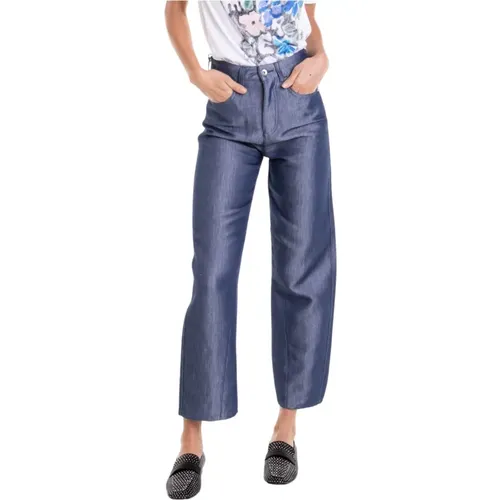Timeless Wide Jeans , female, Sizes: W28 - Emporio Armani - Modalova