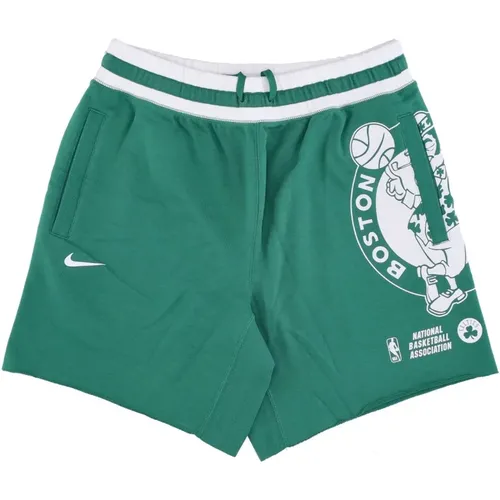 Boston Celtics Fleece Shorts , Herren, Größe: L - Nike - Modalova