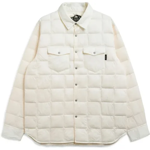 Off Puffer Jacket , male, Sizes: M, L, XL - Taion - Modalova