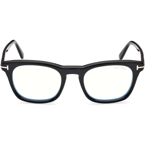 Minimalist Square Eyeglasses Tf5870 , female, Sizes: ONE SIZE - Tom Ford - Modalova