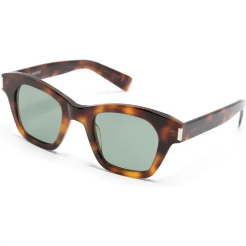 SL 592 003 Sunglasses , unisex, Sizes: 47 MM - Saint Laurent - Modalova