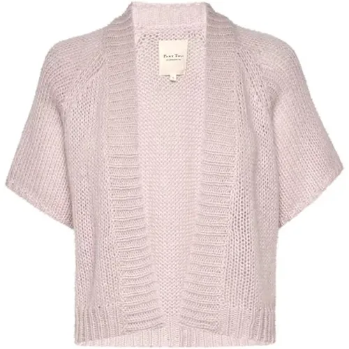 Barely There Knitted Cardigan , female, Sizes: 2XL - Part Two - Modalova