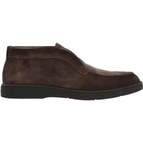 Suede Desert Boots , male, Sizes: 7 UK - Santoni - Modalova