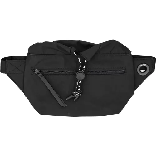 Handbag with Drawstring Closure , male, Sizes: ONE SIZE - A.p.c. - Modalova