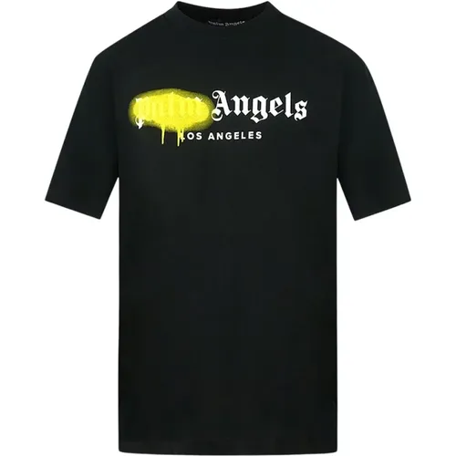 T-Shirt , Herren, Größe: M - Palm Angels - Modalova