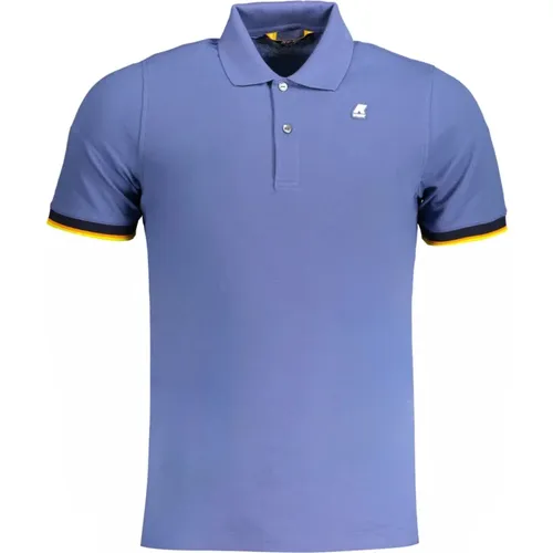 Blau Polo Herren , Herren, Größe: XL - K-way - Modalova