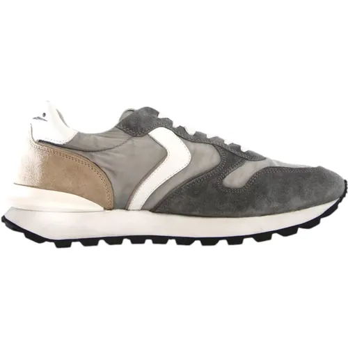 Graue Sneakers Paris Race Man , Herren, Größe: 44 EU - Voile blanche - Modalova