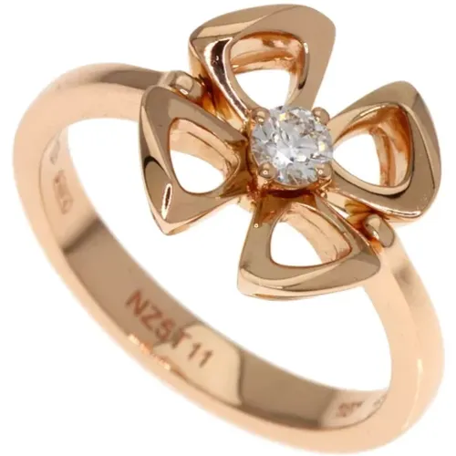 Pre-owned Rose Gold rings , female, Sizes: ONE SIZE - Bvlgari Vintage - Modalova