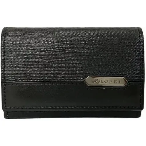 Pre-owned Leather wallets , male, Sizes: ONE SIZE - Bvlgari Vintage - Modalova