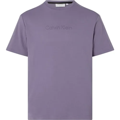 Men's Logo Printed T-shirt , male, Sizes: XL, M - Calvin Klein - Modalova