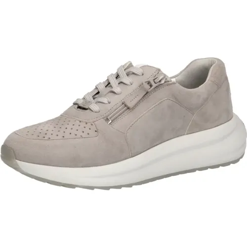 Schnürschuhe Grau Femininer Stil - Caprice - Modalova