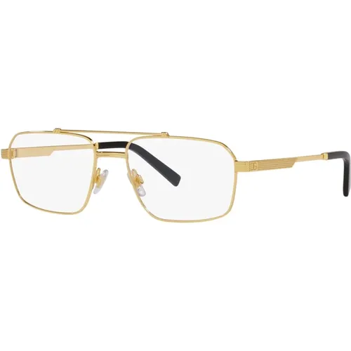 DG1345Large Metal Frame Glasses , male, Sizes: 56 MM - Dolce & Gabbana - Modalova