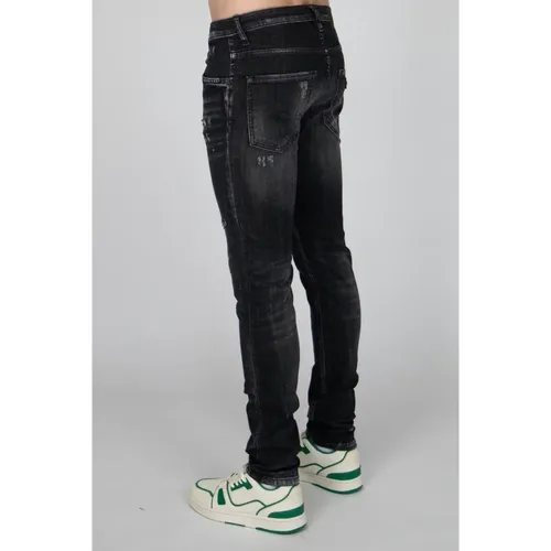 Midnight Ripped Dark Jeans Men , male, Sizes: W30, W32, W31 - My Brand - Modalova