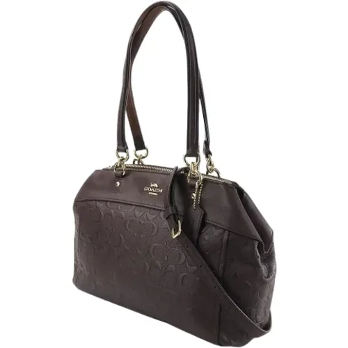 Pre-owned Leather handbags , female, Sizes: ONE SIZE - Coach Pre-owned - Modalova