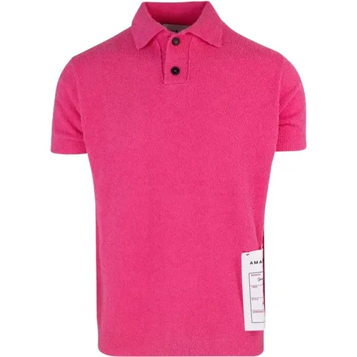 Polo Shirt Short Sleeve Cotton , male, Sizes: XL - Amaránto - Modalova