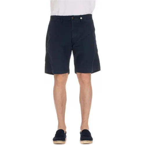 Blaue Baumwoll-Bermuda-Shorts Myths - Myths - Modalova