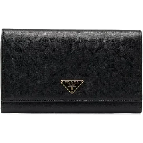 Pre-owned Leather wallets , female, Sizes: ONE SIZE - Prada Vintage - Modalova