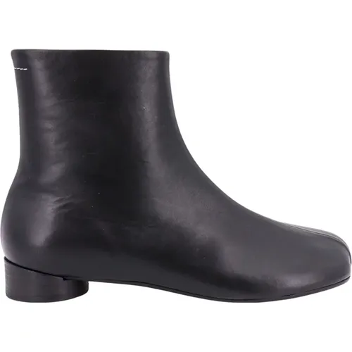 Italian Leather Ankle Boots , male, Sizes: 6 UK - MM6 Maison Margiela - Modalova