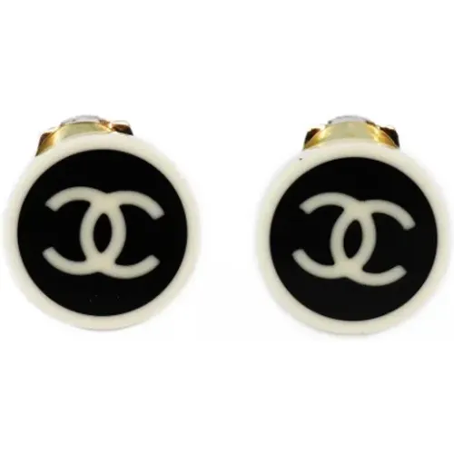 Pre-owned Plastic earrings , female, Sizes: ONE SIZE - Chanel Vintage - Modalova