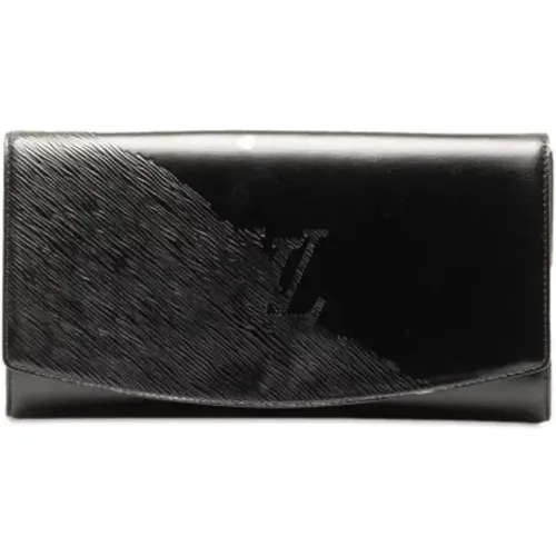 Pre-owned Leather clutches , female, Sizes: ONE SIZE - Louis Vuitton Vintage - Modalova
