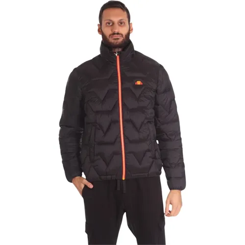 Leichte Gesteppte Schwarze Jacke , Herren, Größe: XL - Ellesse - Modalova