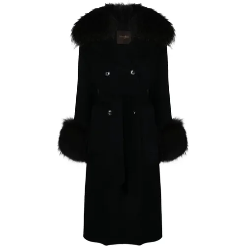 Double-Breasted Coat , female, Sizes: XS - Moorer - Modalova