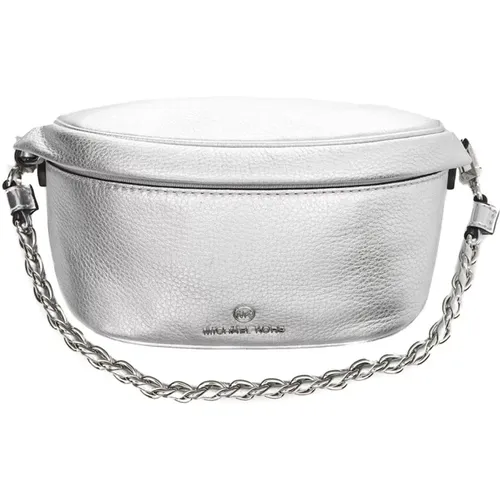 Women Bags Belt Bag Silver Noos , female, Sizes: ONE SIZE - Michael Kors - Modalova