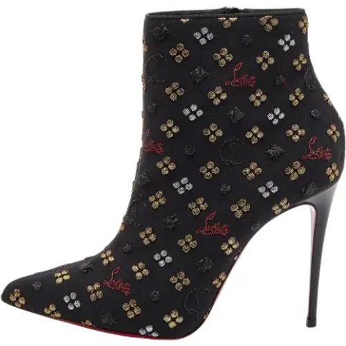 Pre-owned Stoff boots - Christian Louboutin Pre-owned - Modalova