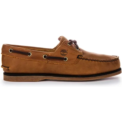 Classic Boat Shoes in Tan , male, Sizes: 10 1/2 UK, 8 UK, 7 1/2 UK, 10 UK, 9 1/2 UK, 7 UK, 11 1/2 UK, 9 UK, 11 UK, 12 UK - Timberland - Modalova