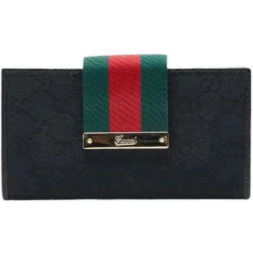 Pre-owned Leather wallets , male, Sizes: ONE SIZE - Gucci Vintage - Modalova