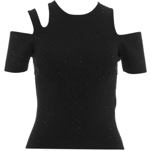 Cut-out Top with Elastic Insert , female, Sizes: S - Liu Jo - Modalova