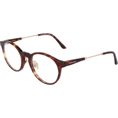 Brille mit rundem Gestell AR 7218 - Armani - Modalova